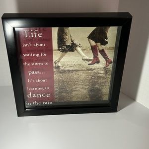 Art Frame (Can stand alone or has hook in back to hang)